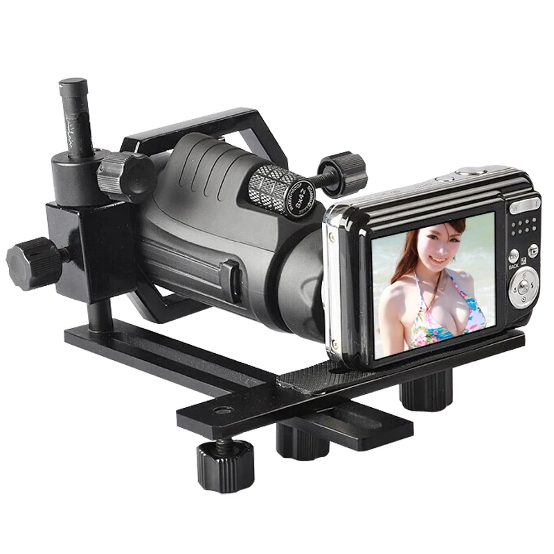 Telescope Universal Digital Camera Phone adapte Bracket Support Holder Mount Spotting Scopes Telescope Adapter Multifunction 6
