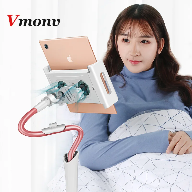 

Vmonv Adjustable Long Arm Tablet Phone Stand Holder For iPhone X 8 Ipad Air Pro 4 To 12.9 inch Lazy Bed Desk Tablet Phone Mount