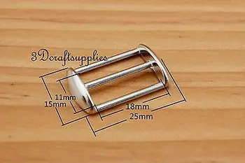 

Cap strap adjuster rectangle Adjustable sliders Hat Hardware 3/4 inch 25pcs U167
