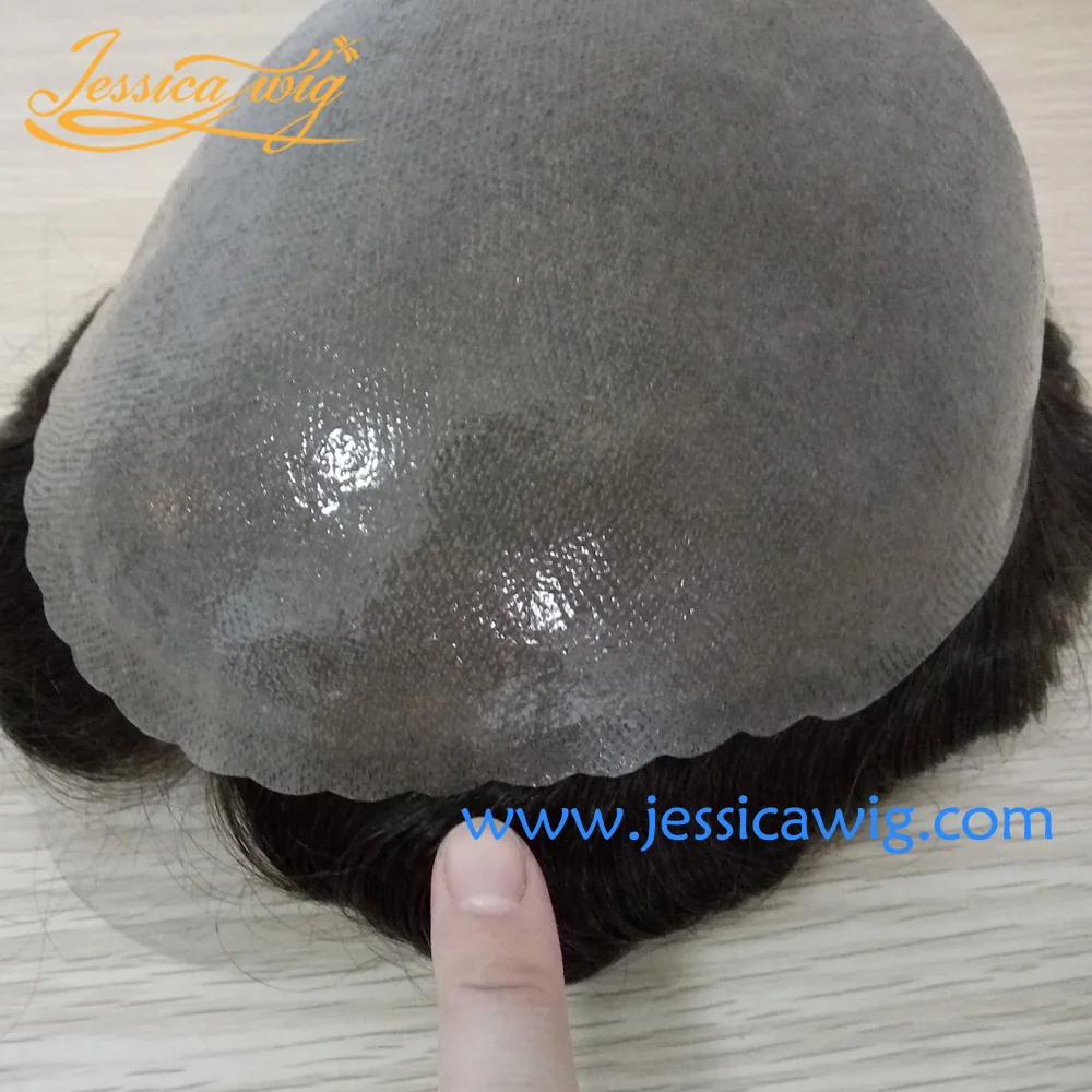 4 In Beautie Super Durable and Natural Thin Skin font b Hair b font Replacement System
