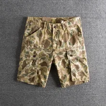 Новинка, Летние Стильные мужские шорты, модные камуфляжные короткие штаны, высокое качество, Мужская пляжная одежда, повседневная мужская брендовая одежда