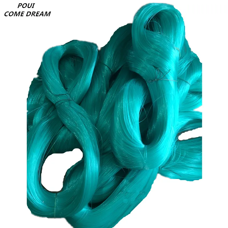 Fine diameter 0.18mm green monofilament nylon line High strength wire for fishing net weaving network Braided beads outdoor tool