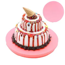 14 см пластиковый поворотный стол для торта DIY Вращающийся поворотный стол для торта помадка для украшения торта подставка на платформе Инструменты кухонный гаджет