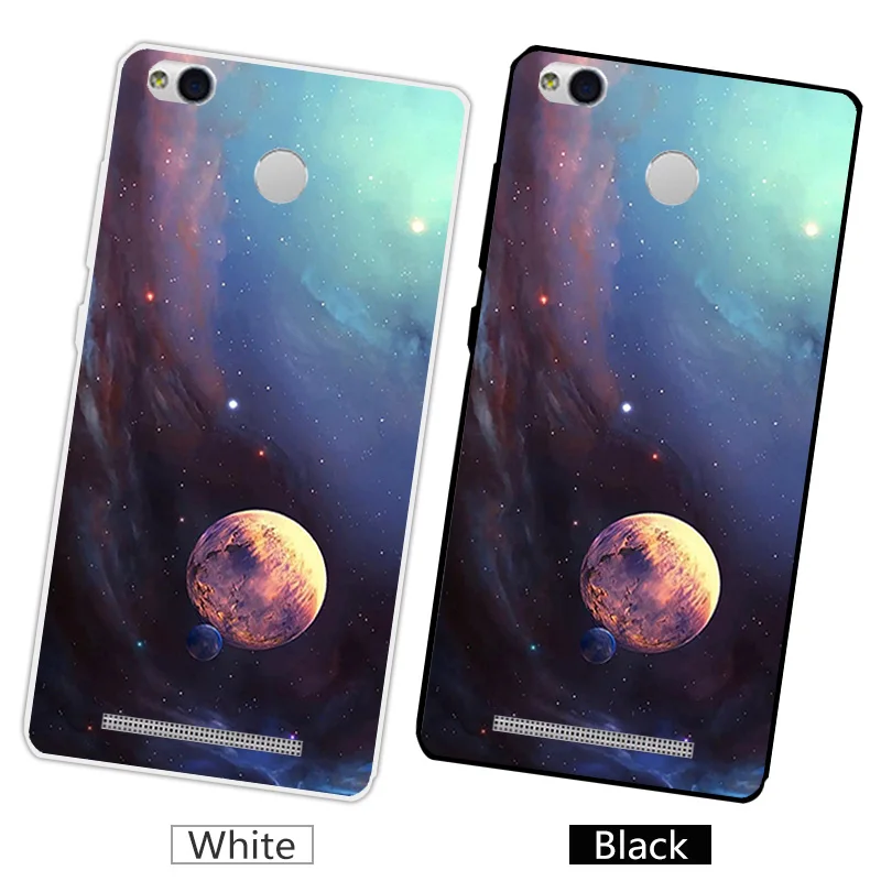 Для Coque Xiaomi Redmi 3 S Чехол 5," Прозрачный Силикон ТПУ чехлы для Xiaomi Redmi 3 Pro Hongmi 3 S 3 S Pro звездное небо черный Капа