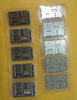 

50pcs/lot, Original new sim card reader connector socket module for Samsung Galaxy A3 A310F A5 A510F A7 A710F 2016