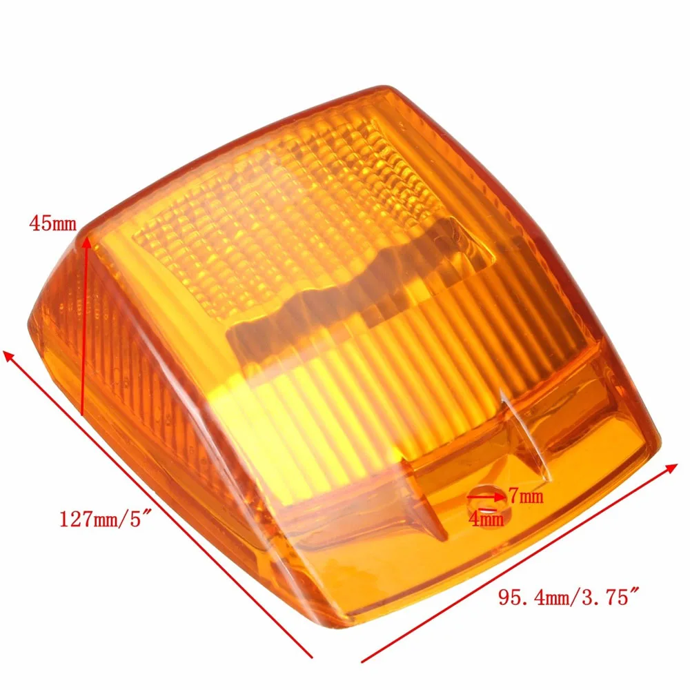HEHEMM 2x17 светодиодный желтая линза Янтарная крыша бегущая сверху зазор свет автомобильная лампа аварийной сигнализации 12 В постоянного тока
