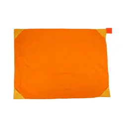 70x110 см карманное одеяло для кемпинга легкое водонепроницаемое пляжное пиное одеяло для активного отдыха (оранжевый)
