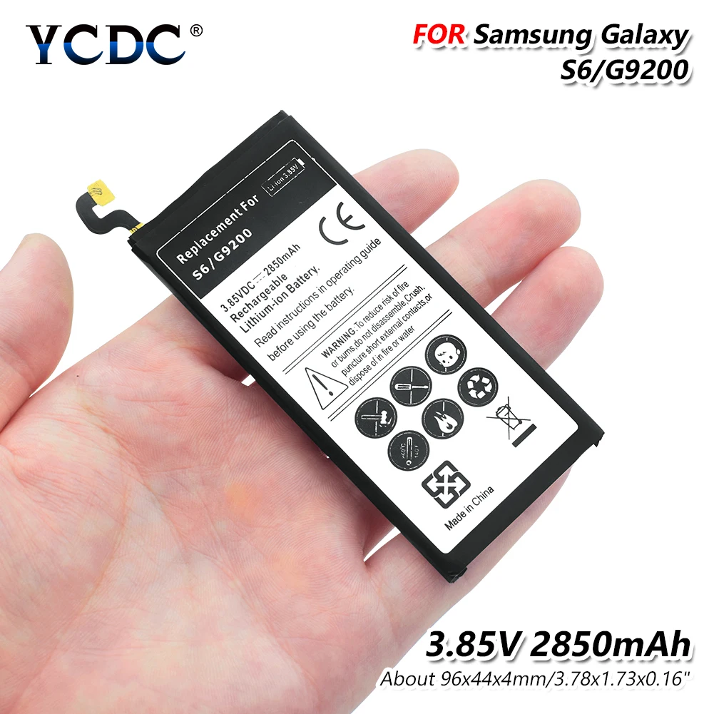 2850 мА/ч, новое слово samsung Galaxy S6 G920 G9200 G920f G920i G920A G920P G920V G920S G920T Ёмкость смартфон Батарея