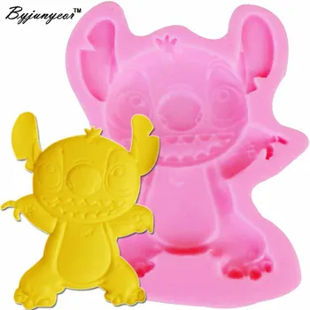 

Cartoon Animal Epoxy UV Resin Silicone Mold Fondant Cake Decorating Tools 3D Candy Jelly Chocolate Gumpaste Clay Moulds M834