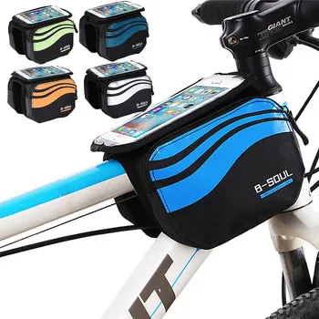 

New Bike Bicycle Cycling 5.7 inch Front Tube Touch Screen Phone Bag Holder Pouch