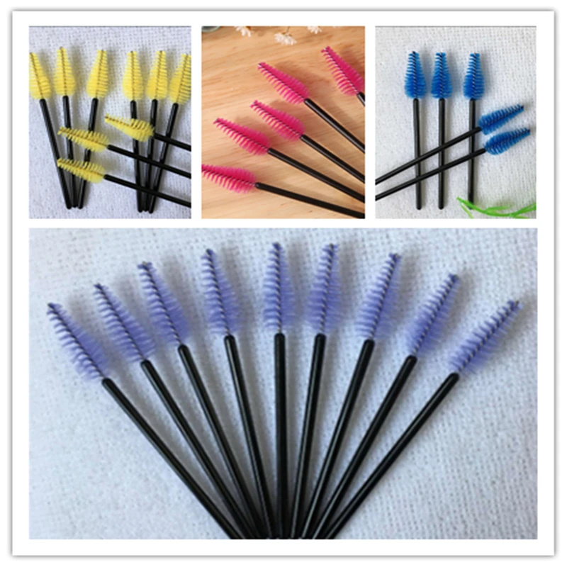 

20 Pcs/Lot Disposable Eyelash Brushes Practical Eyelash Comb Portable Mascara Applicator for Beginner Manual Eyelash Curler Hot