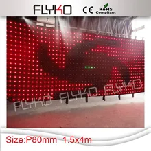 Горячая Распродажа огнестойкая ткань мягкая гибкая светодио дный светодиодная видеостена