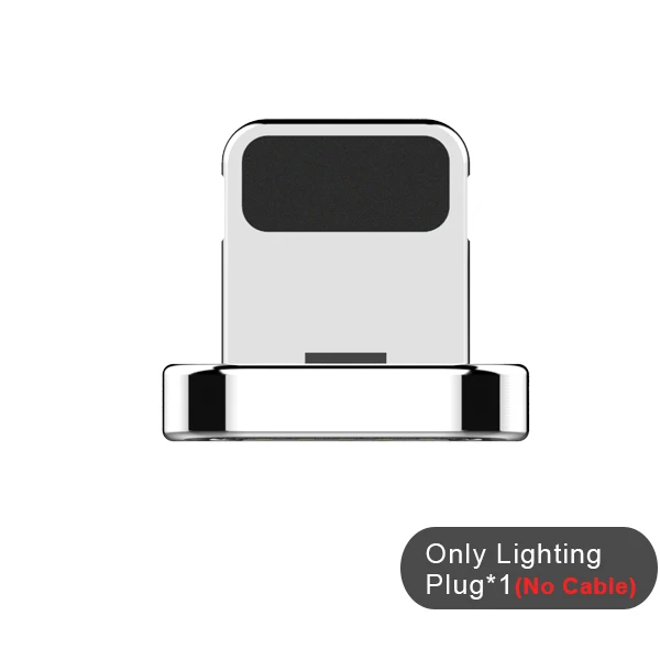 Магнитный зарядный кабель NOHON Firmy для iPhone X 8 Plus XS XR, быстрое зарядное устройство Micro usb type C для samsung S9, Линия синхронизации данных - Цвет: Only IOS plug