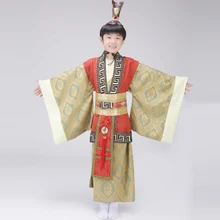 Древний китайский костюм Disfraces танцевальные костюмы Китайский Императорский принц древняя Деловая одежда для мальчиков