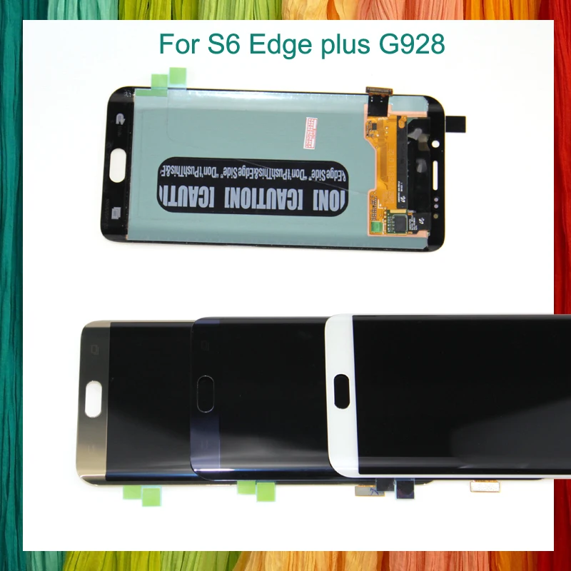 LCDs для SAMSUNG Galaxy S6 edge Plus G928 G928F ЖК дисплей дигитайзер сенсорный экран супер AMOLED +