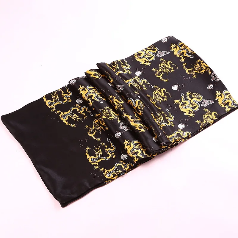 [DANKEYISI] роскошный брендовый длинный шарф из чистого шелка, Мужской дизайнерский шарф, мужской шарф на шею, высококачественный хиджаб с принтом - Цвет: 10