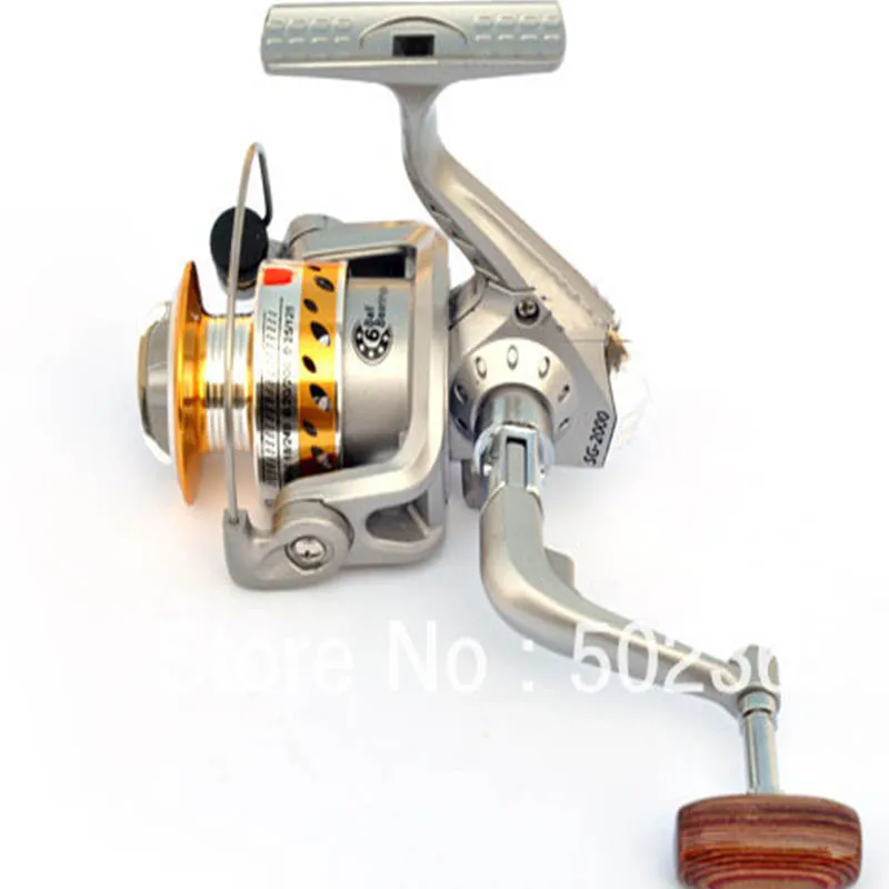 Спиннинг Море Fly Baitcasting Рыболовная катушка Металл Рыбалка колеса SG2000A 6BB 5.1: | Отзывы и видеообзор