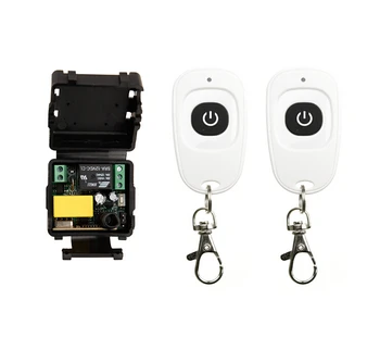 

AC 220 V 1 channel RF mini Wireless Remote Control 1 * Receiver & 2 * Transmitter 315 mhz or 433 mhz
