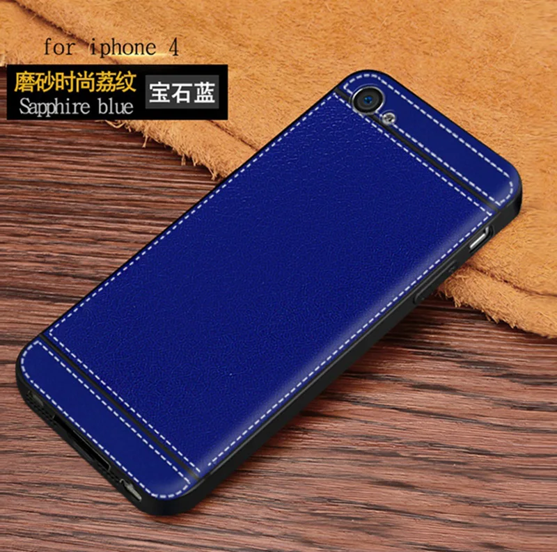 Litchi silicone case iphone 4 4s (11)