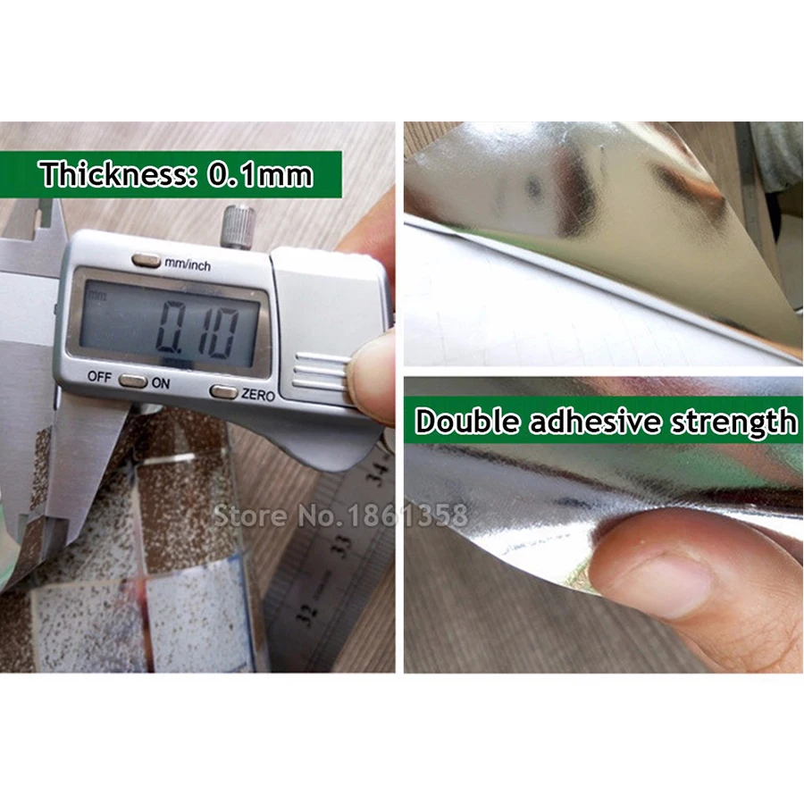 Алюминиевая фольга маслостойкая Настенная Наклейка самоклеящаяся кухонная