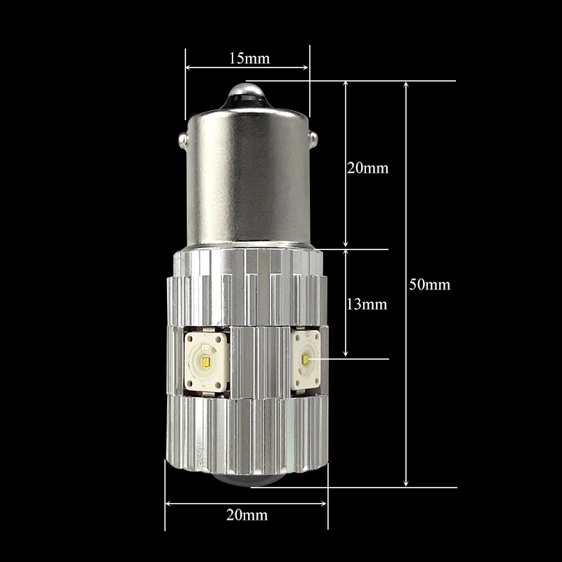 CNSUNNYLIGHT 2pcs 1156 LED BA15S P21W BAU15S PY21W S25 5Osram Chips 6000K White DRL Car Tail Fog Bulbs Brake Light Reverse Lamp (12)