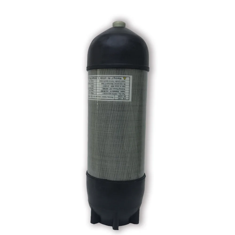 AC109111 9L CE HP Carbon Fiber Frame For PCP Air Paintball Cylinder Refilling With Valve Caps Acecare 2018