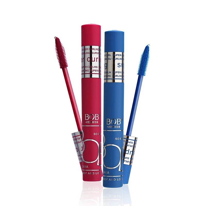 Colorful mascara waterproof long lasting red blue mascara quick dry