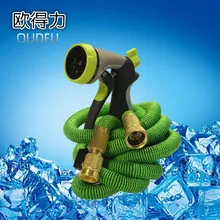 8 function expandable garden hose spraying zinc alloy flexible hose nozzle
