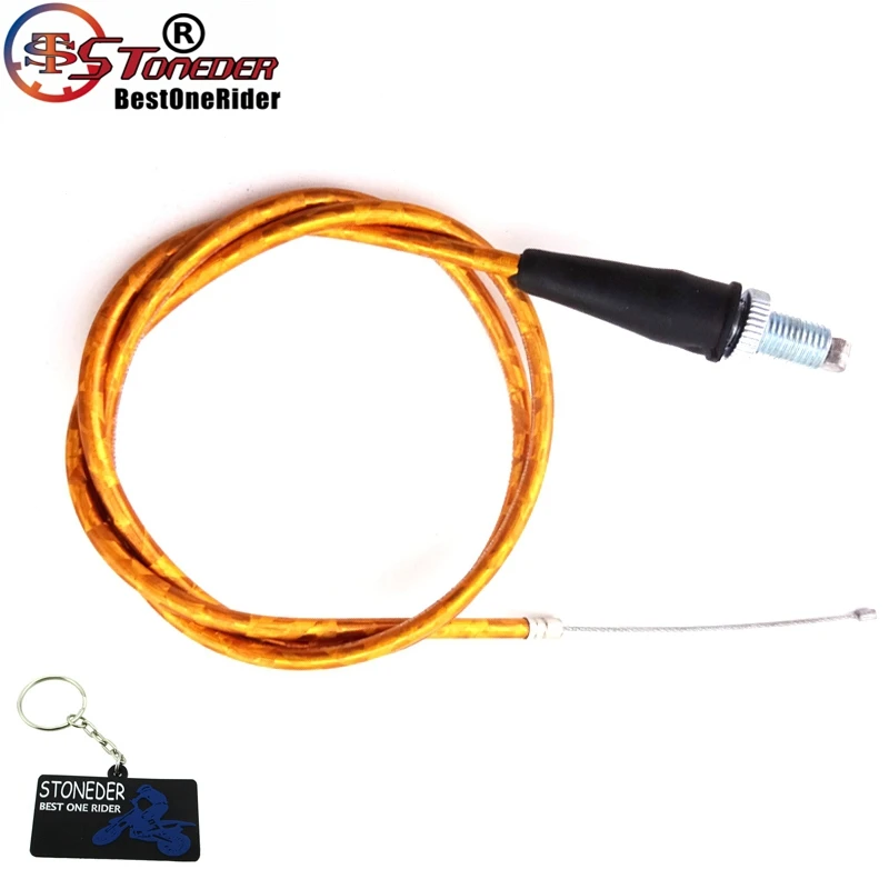 STONEDER 990mm Gold Gas Throttle Cable For Pit Dirt Bike Motocross 50cc