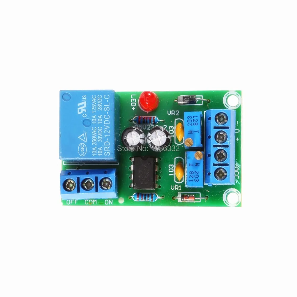 

WS16 12V Intelligent Charger Controller Relay Module Battery Protection Board Automatic Charging Power Supply Control Switch