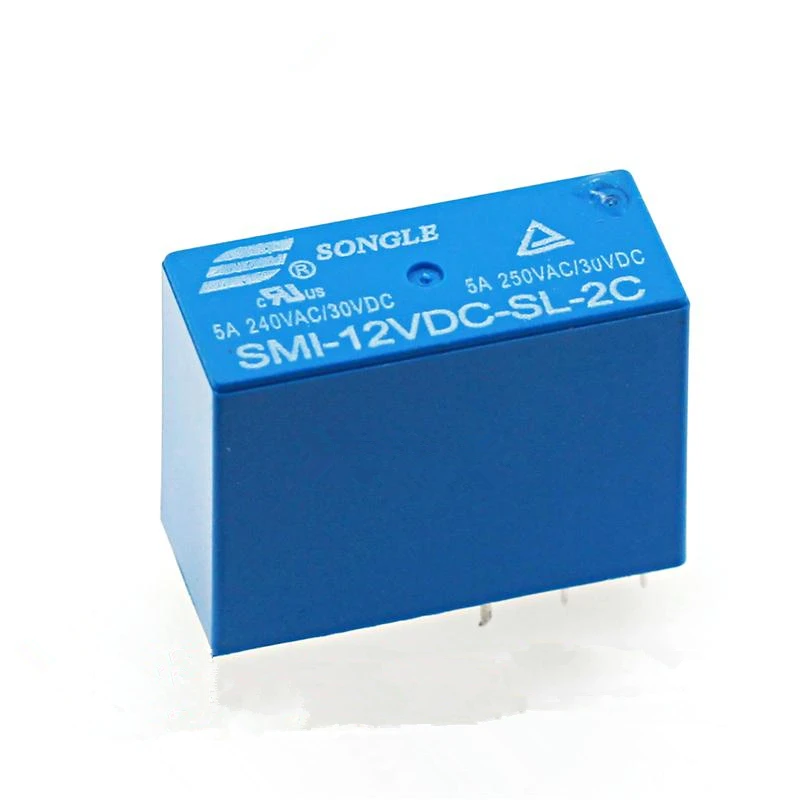 Бесплатная доставка 3 шт реле питания SMI 05VDC SL 2C 12VDC 250VAC/30VDC 8 контактов|Реле| |