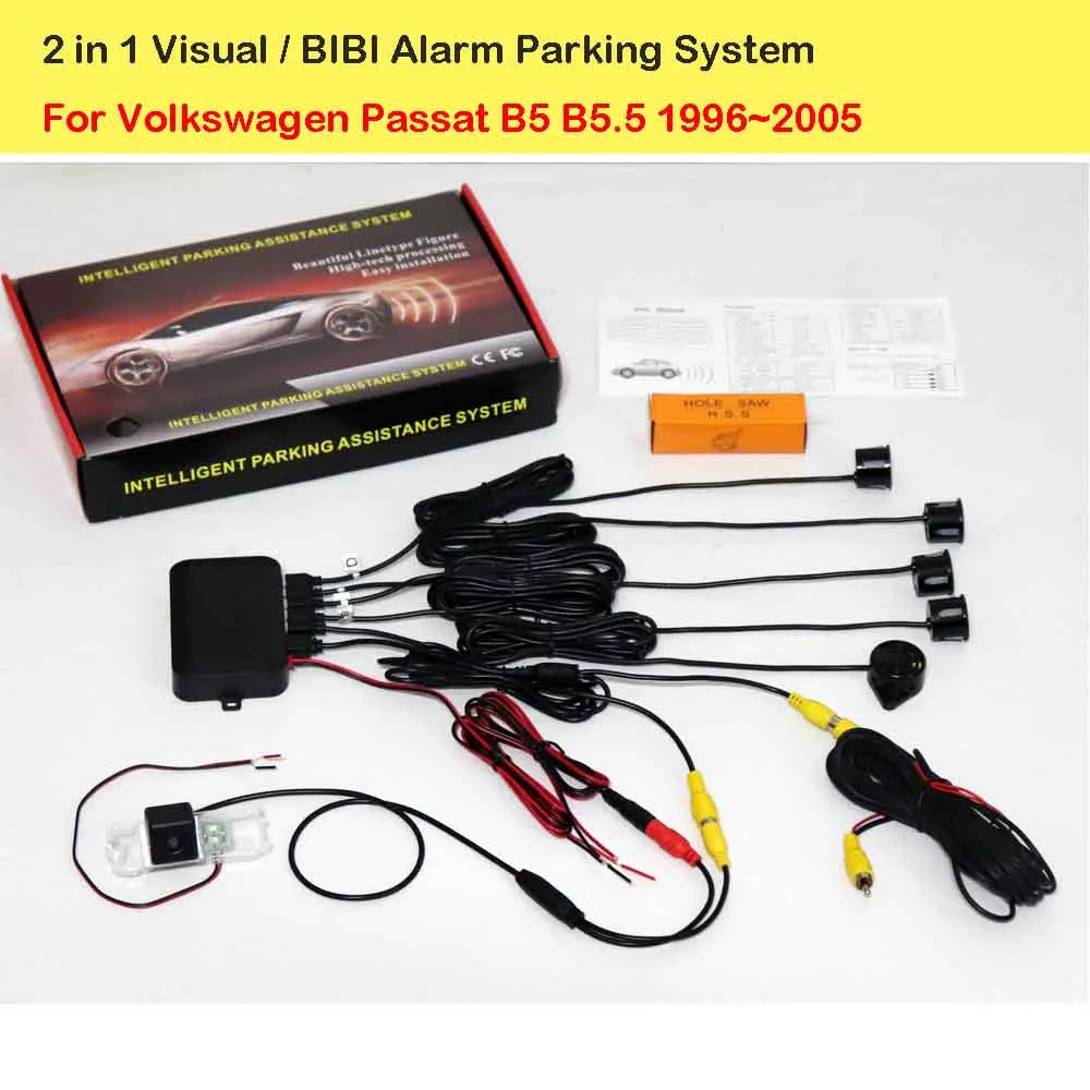 For Volkswagen Passat B5 B5.5 19962005 / Car Parking Sensors + Rear