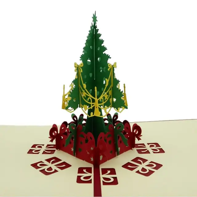 3D Pop Up Christmas Cards Greeting Handmade Paper Post Card Personalized Keepsakes Postcards Wedding Birthday Decor 3D Pop Up Christmas Cards Greeting Handmade Paper Post Card Personalized Keepsakes Postcards Wedding Birthday Decor