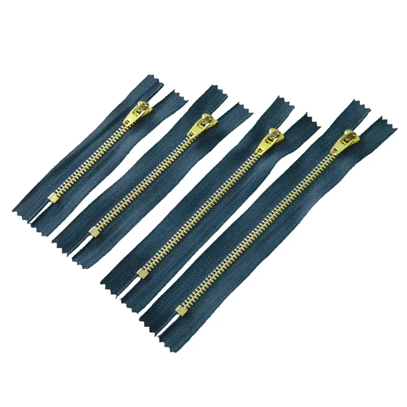 20pcs navy marine mixed Brass semi lock metal zipper YG slider puller