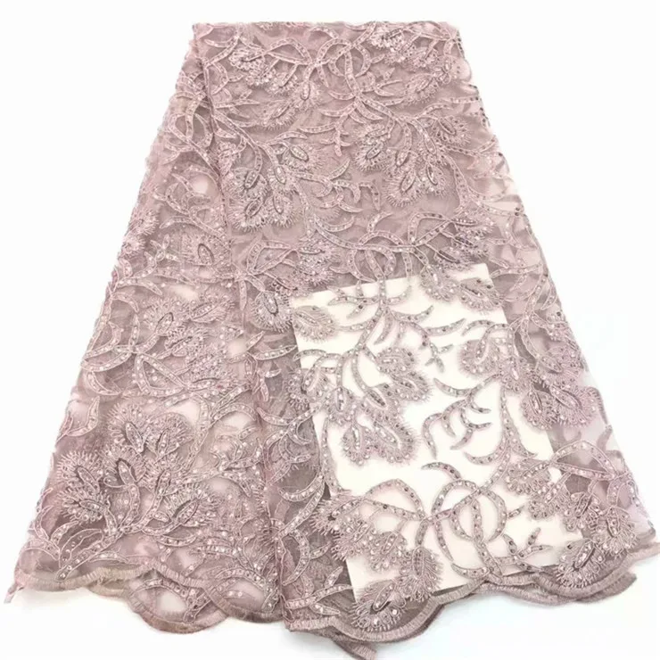 

Beautiful India Women Wedding Lace Fabric African Sequins Net Laces Bride And Groom Dress Fabrics Ankara Mesh Tulle Voile Lace