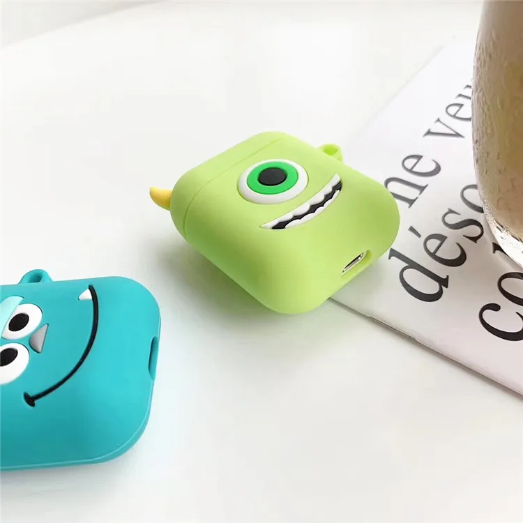 Mickey Minnie Mike Sully Silicon Case for Airpods 1 2 Bluetooth Wireless Earphone Case Charging Box Cartoon Protect Cover