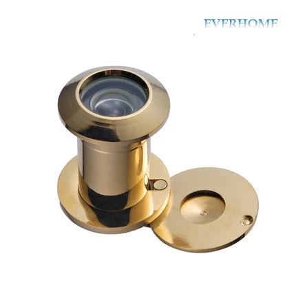 

High quality Copper 200 degree wide view door viewer,door peephole free shipping