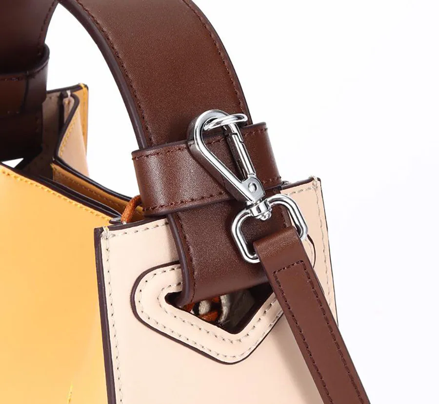 2019 Real Bolsa De Couro Genuíno para