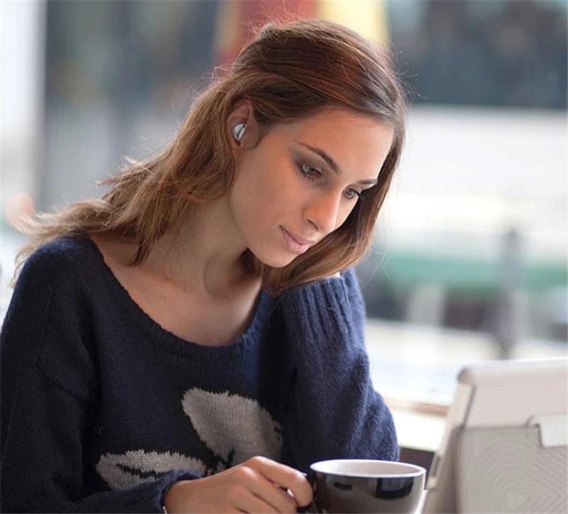 HAAYOT TWS 5,0 беспроводные наушники Bluetooth наушники спортивные наушники стерео бас гарнитура Мини с двойным микрофоном для телефонов
