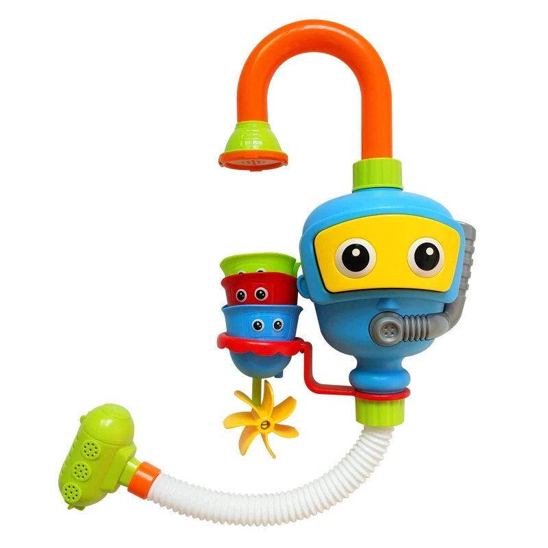 Cartoon Baby Bath Toys for Children Shower Water Wheel Educational Toy