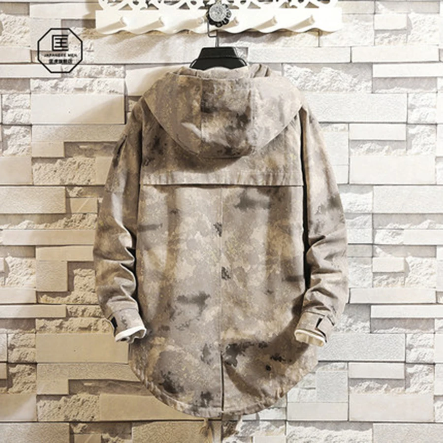 Casual Men's Jacket Japenese Streetwear Army Military Jacket Camouflage Jacket Men Coats Male Outerwear Overcoat Plus Size 5XL Casual Men's Jacket Japenese Streetwear Army Military Jacket Camouflage Jacket Men Coats Male Outerwear Overcoat Plus Size 5XL