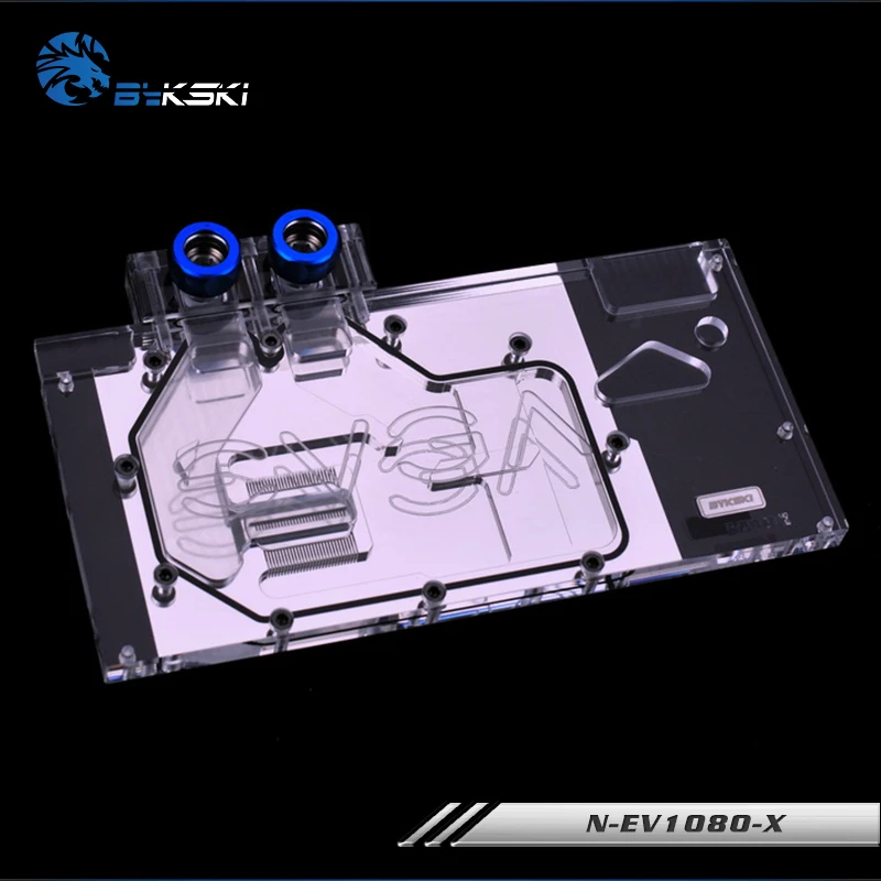 Bykski N EV1080 X полноэкранная Графическая карта блок водяного охлаждения RGB/RBW для EVGA