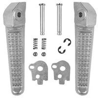 Новые серебряные задние Подножки для Honda CB400 CBR600 CB1300 CB1000 - изображение