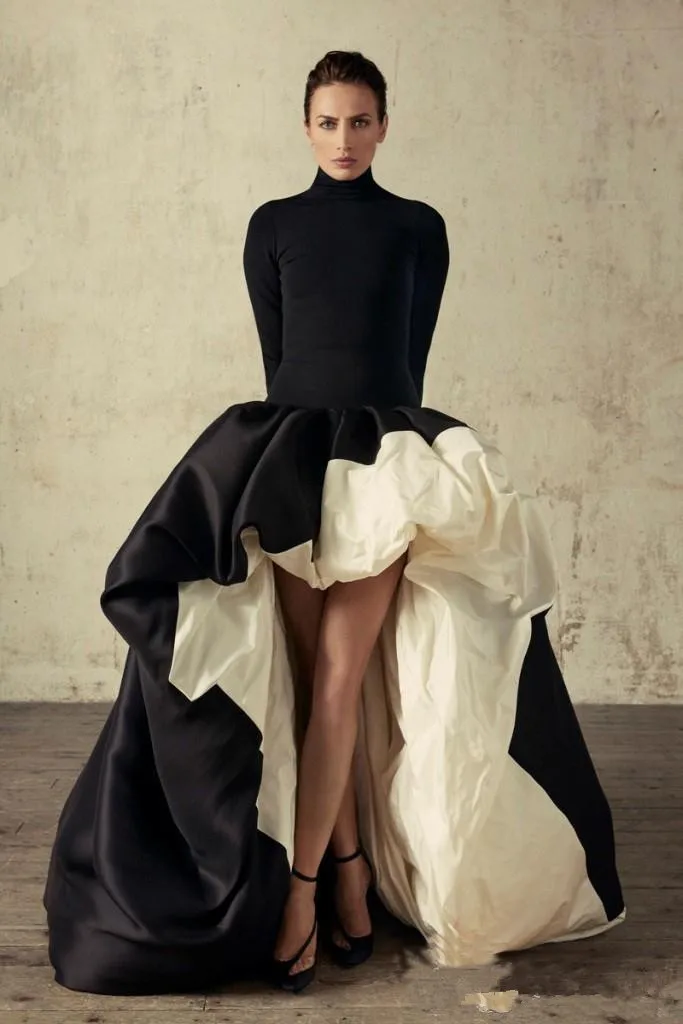 Novos vestidos de baile sensual alta, celebridade,