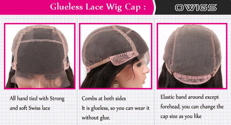 glueless lace wig cap