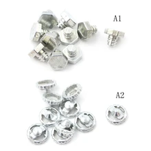 10 шт./компл. металлическим циферблатом болт Запчасти производительность наконечник головки винтов Запчасти комплект болт сплава гироскопа принадлежности для пожаротушения