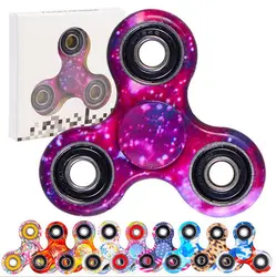 100 шт./лот Непоседа палец руки Spinner 100 шт. Лот Бесплатная доставка DHL EDC Треугольники Красочные Spinner Бэтмен/LED/ светящиеся в темноте