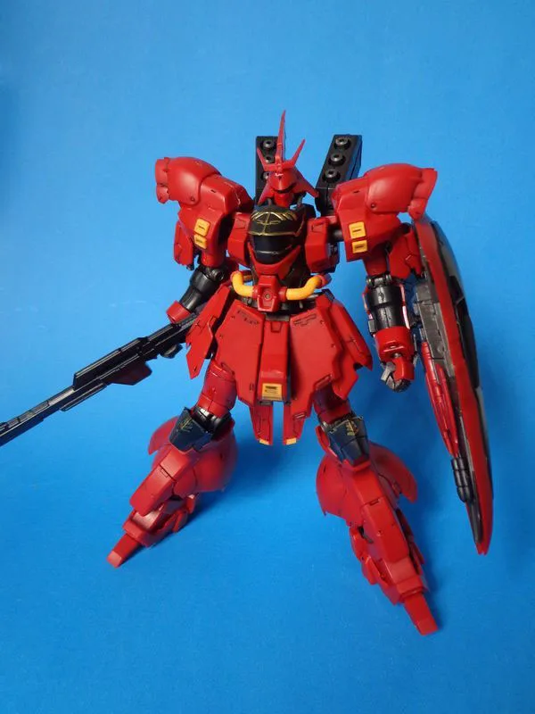 Anime Gaogao 13cm HG 1/144 MSN-04 Sazabi Evo model G002 hot kids toy action figures assembled In Boxed