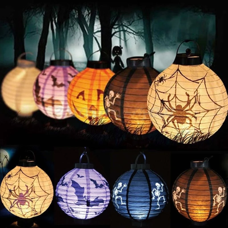 New Decoration Paper Led Lantern Hanging Pumpkin Lamp New Decoration Paper Led Lantern Hanging Pumpkin Lamp Party Home Props H15