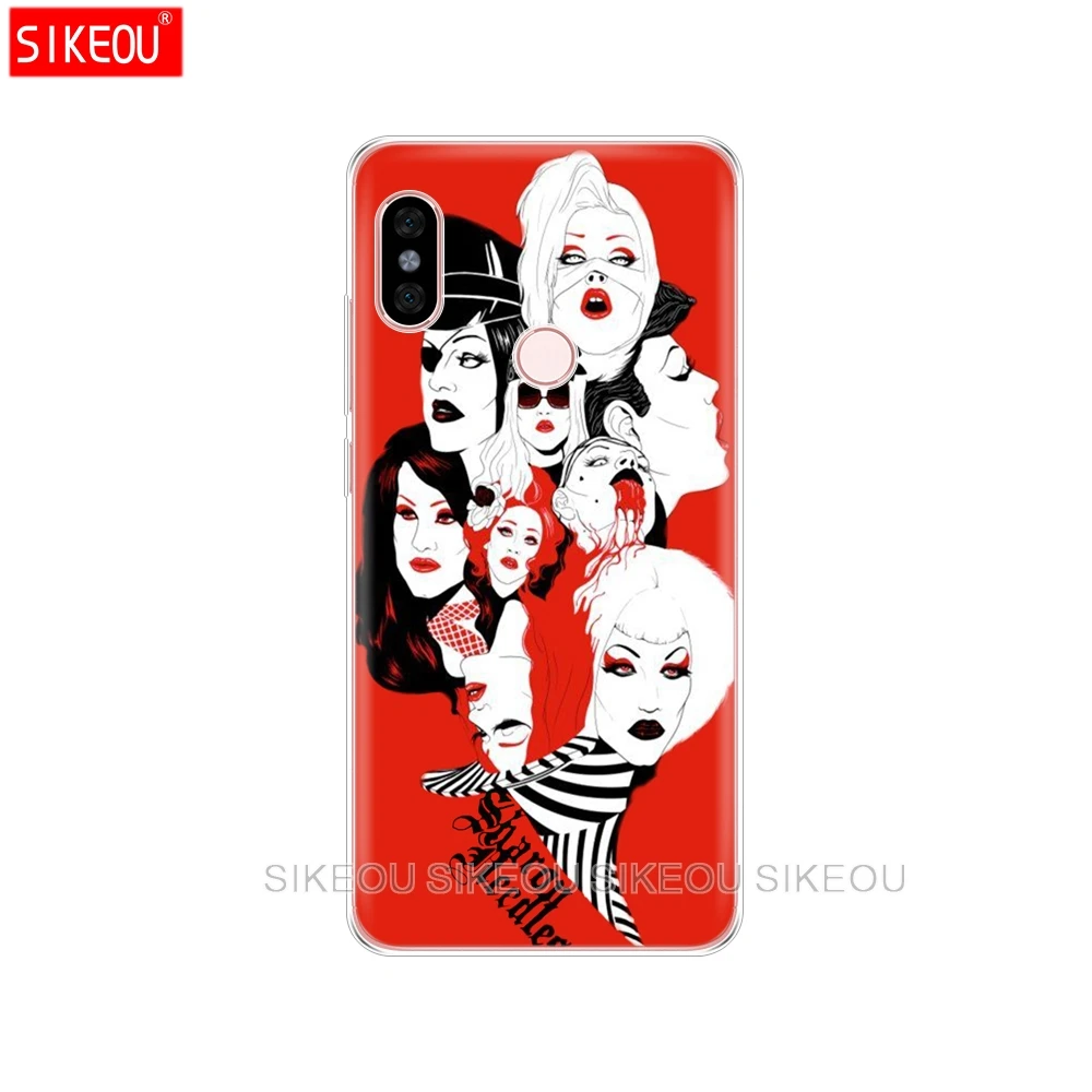 Силиконовый чехол для телефона Xiaomi redmi 5 4 1s 2 3 3s pro PLUS note 4X 4A 5A RuPaul's Drag racing